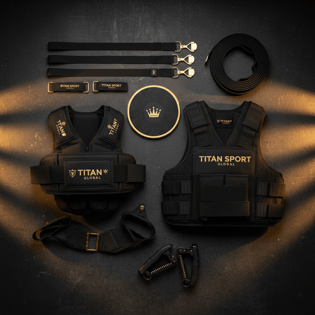 TITAN All-In-One Hockey Player's Home Gym Kit Crown Edition