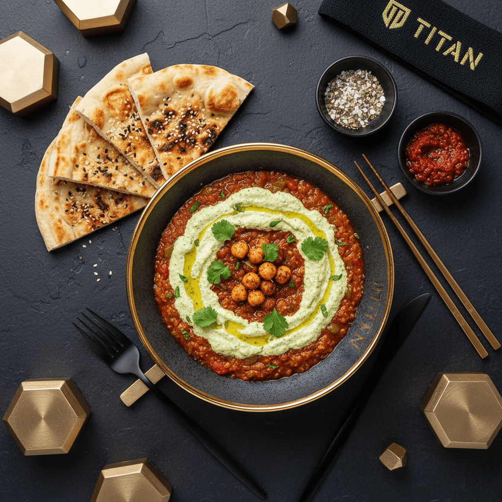 TITAN Yemeni Vegan Saltah & Chickpea Breakfast Bowl