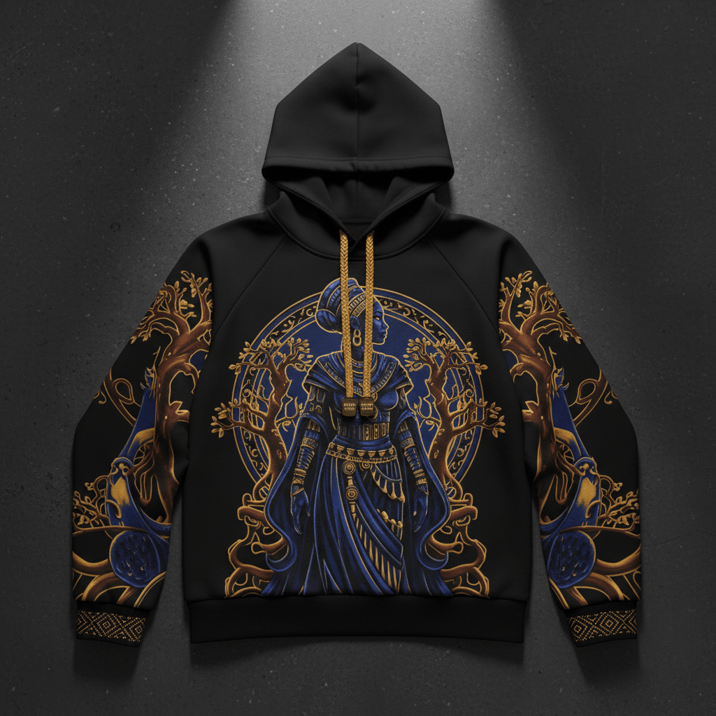 TITAN Women's Wolof Warrior Queen Hoodie — Liguère Edition