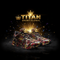 TITAN SPORT GLOBAL men's running shoes with samurai crown pattern