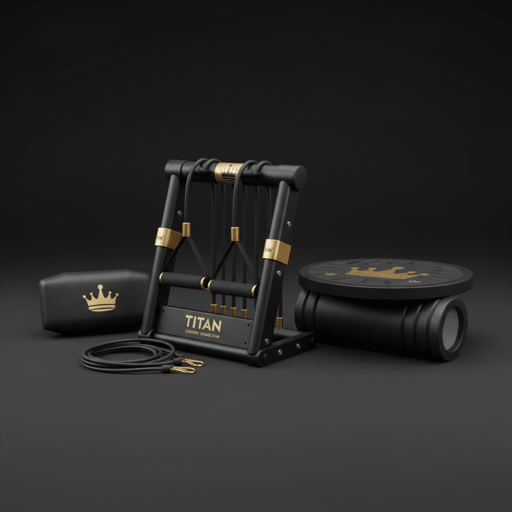 TITAN All-In-One Swimmer's Dryland Strength Home Gym Kit — Crown Edition