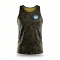 TITAN Cyber Gold Tank Top — Crown SWAG Edition