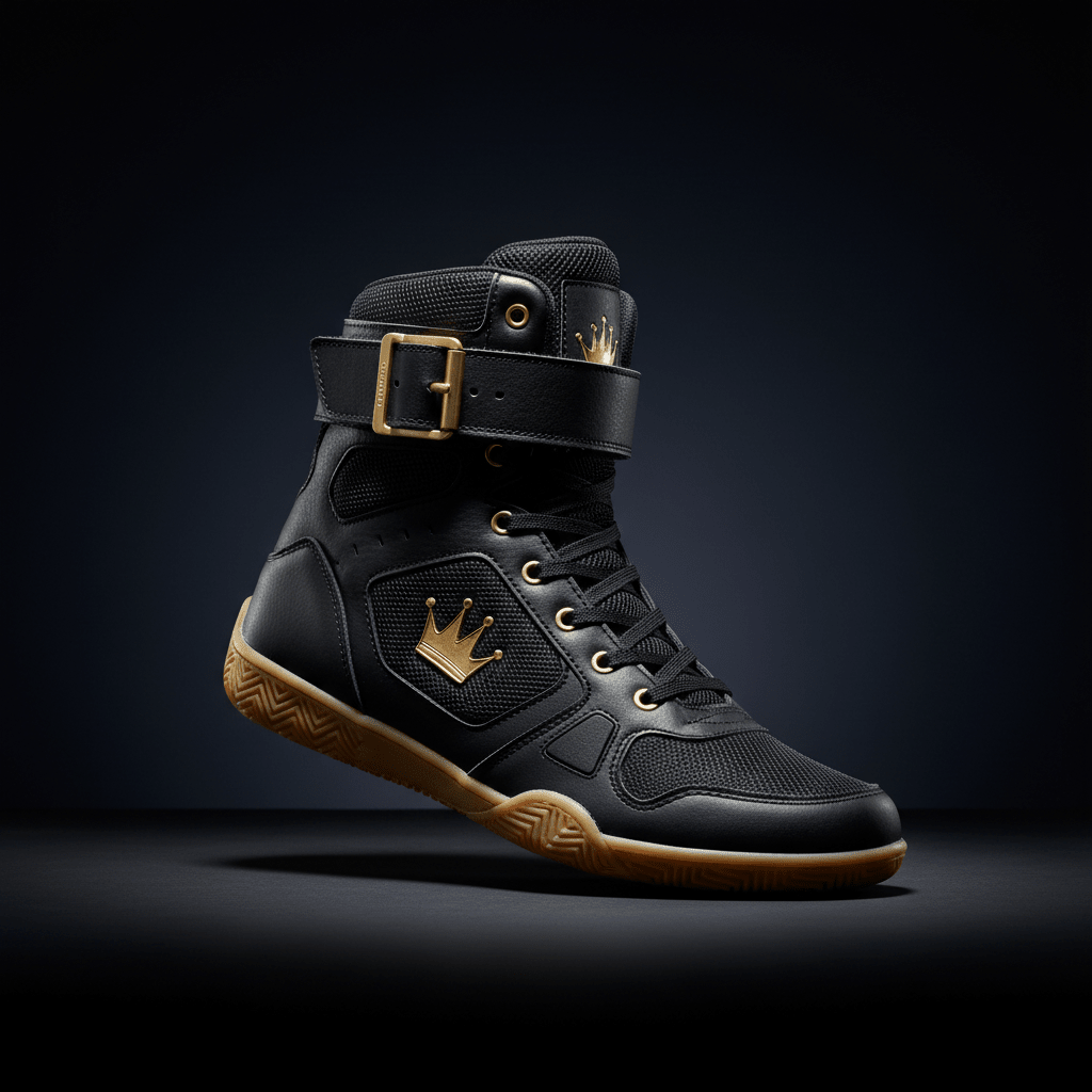 TITAN Wrestling Shoe Midnight Black