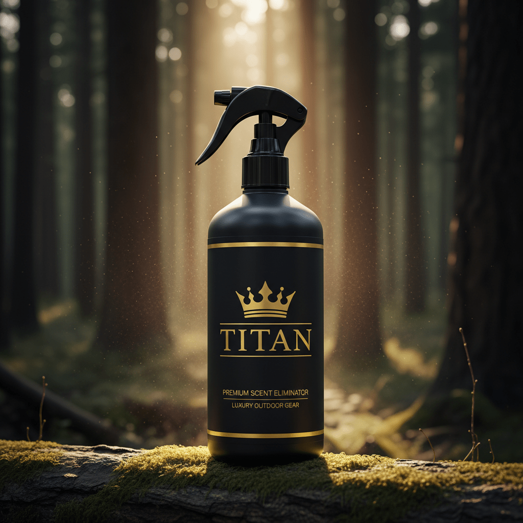 TITAN Pro Hunting Scent Eliminator Spray 32oz Black & Gold