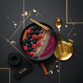 TITAN Ecuadorian Vegan Colada Morada Purple Fruit Porridge Breakfast