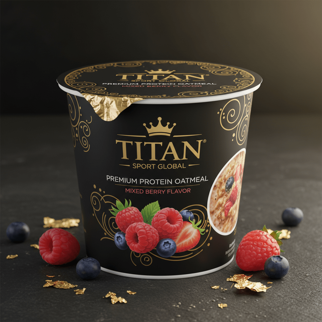 Crown High-Protein Mixed Berry Oatmeal Cup
