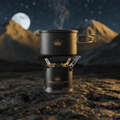 TITAN Summit Titanium Camp Stove Set Crown Edition