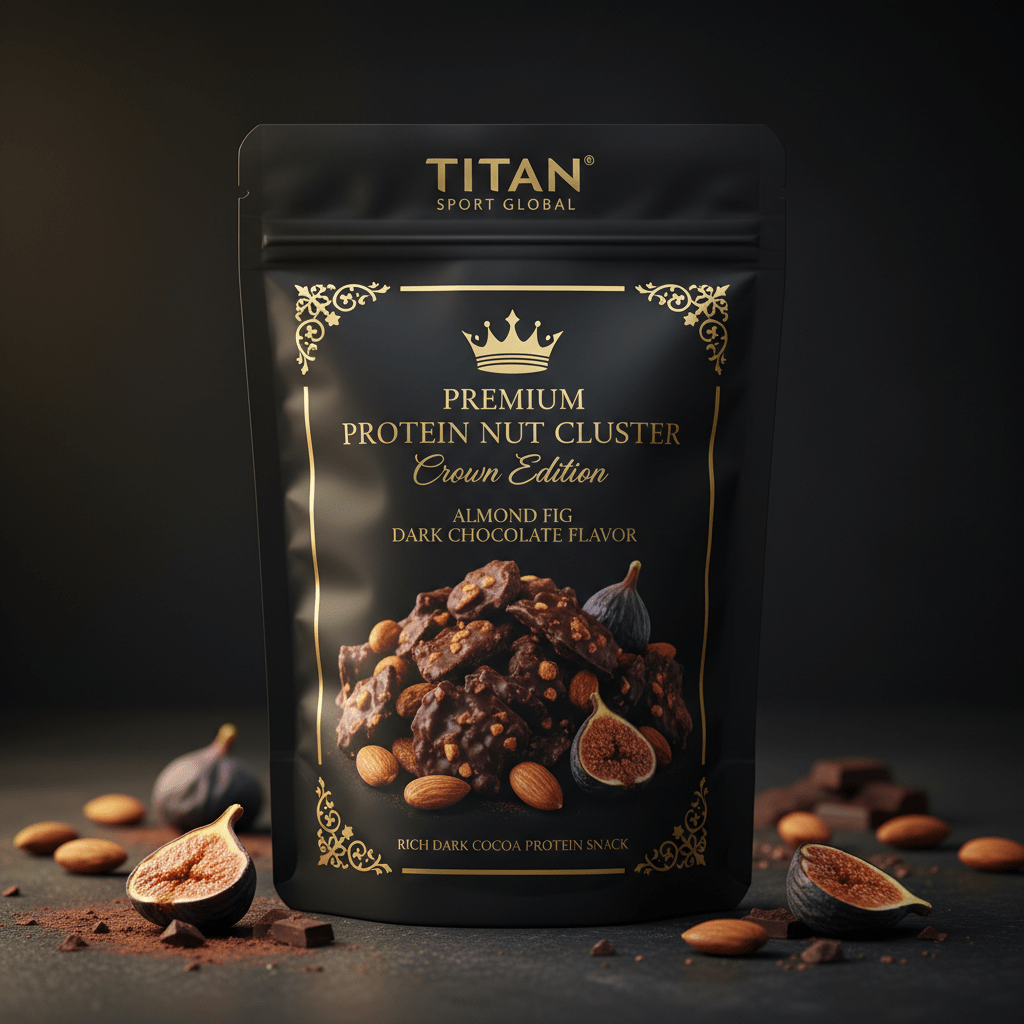 Crown High-Protein Dark Chocolate Fig & Almond Clusters