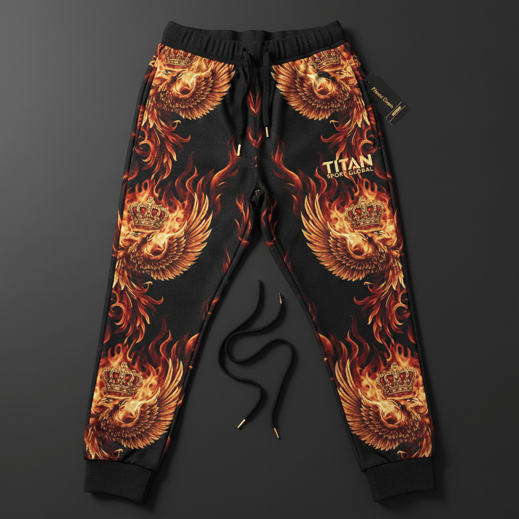 TITAN Kids Phoenix Crown Joggers flat lay