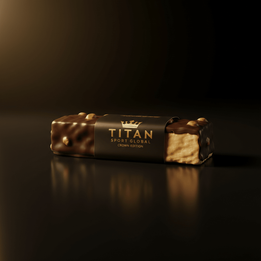 TITAN Crown Dark Chocolate Cashew Butter Protein Bar - Crown Edition