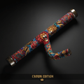 TITAN Crown Edition EZ Curl Bar — Crown Edition matte black and gold