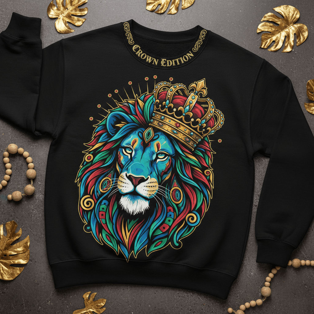 TITAN Women's Lioness Queen Crewneck — Zawadi Edition