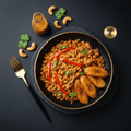 TITAN West African Vegan Jollof Rice & Black-Eyed Pea Lunch Bowl