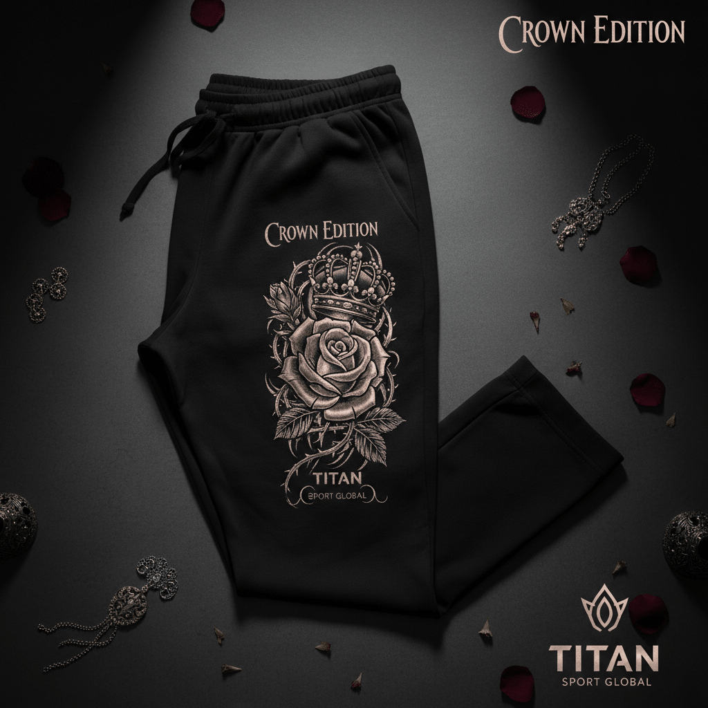 TITAN Women's Crown Edition Lounge Pants Rose Silver