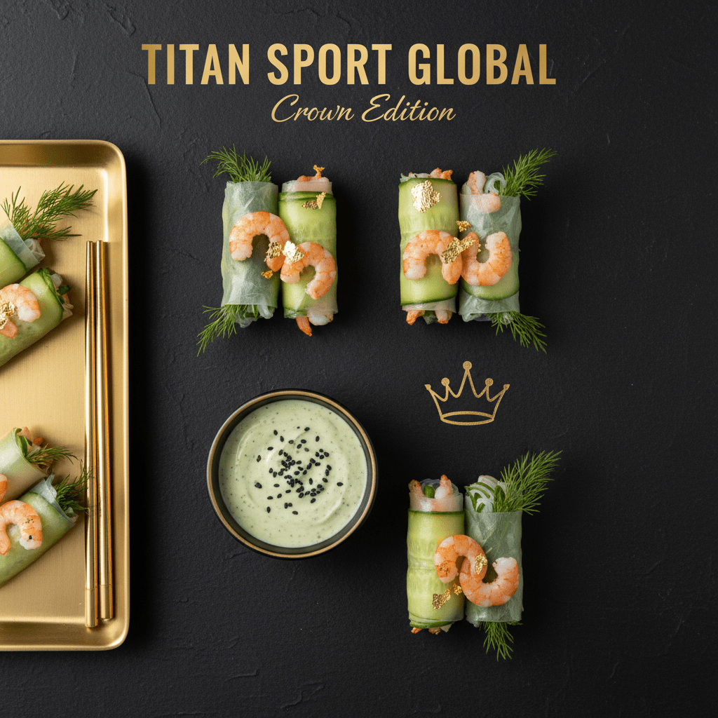 TITAN High-Protein Shrimp & Cucumber Snack Roll Pack