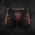 TITAN Men's Boxer Briefs Crown Edition Ruby Red Platinum