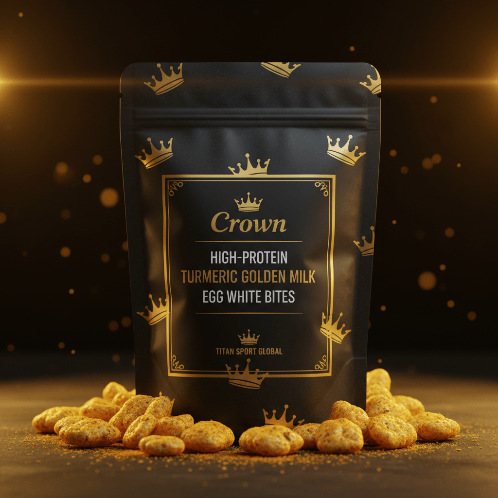 Crown High-Protein Turmeric Golden Milk Egg White Bites - TITAN SPORT GLOBAL