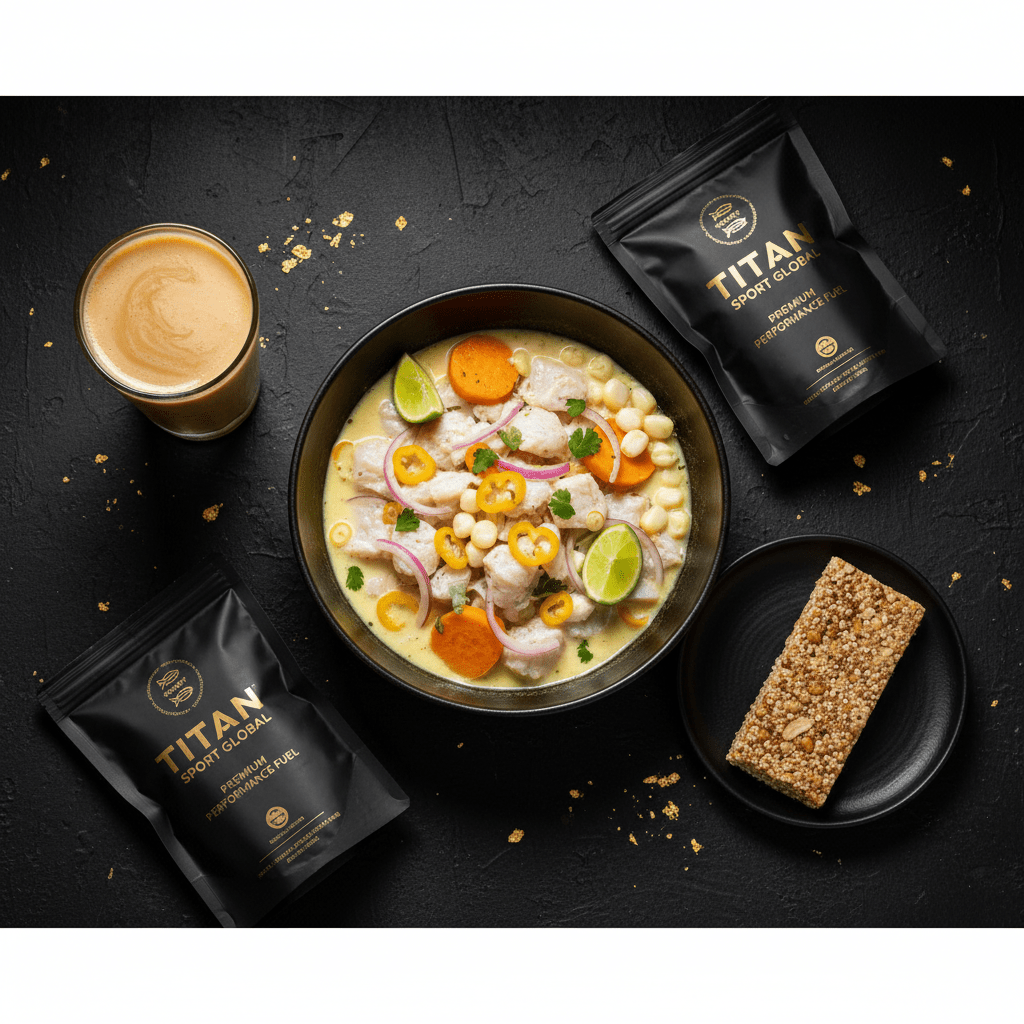 TITAN Crown Peruvian Ceviche Bowl high-protein fish weekly monthly meal plan bundle