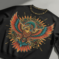 TITAN Women's Aztec Eagle Warrior Crewneck — Cuauhtli Edition