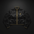 Midnight Royale Zip-Up Crop Top — Women's Warrior Drop