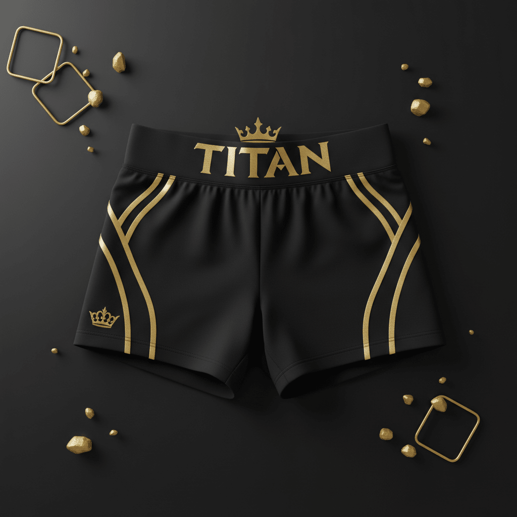 TITAN Crown Edition Cheerleading Compression Shorts
