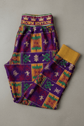 TITAN Women's African Kente Royal Joggers — Ashanti Crown Edition
