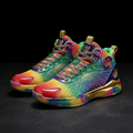 TITAN Men's Rainbow Crown Basketball Shoes flat lay