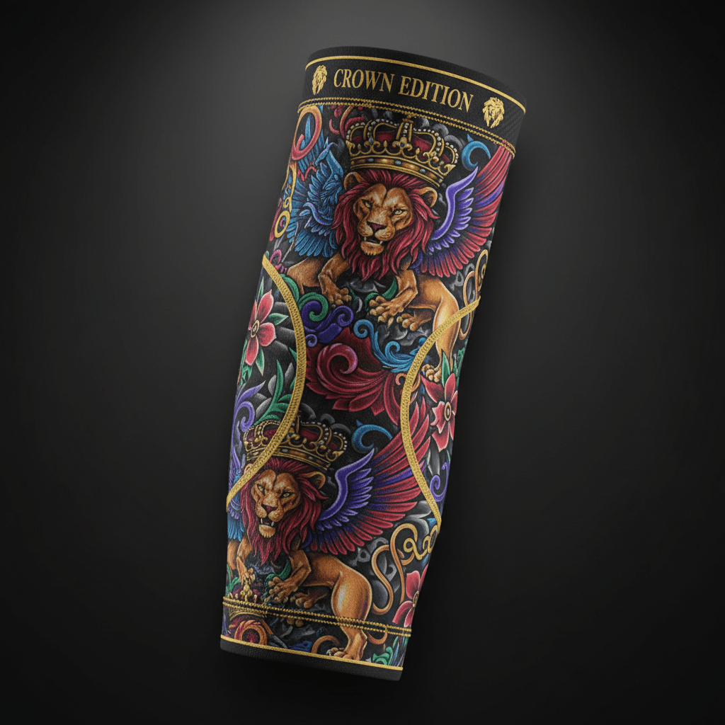 TITAN Crown Edition Tattoo Art Compression Elbow Sleeve