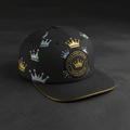 TITAN Crown Edition Cricket Fielding Cap Matte Black Gold