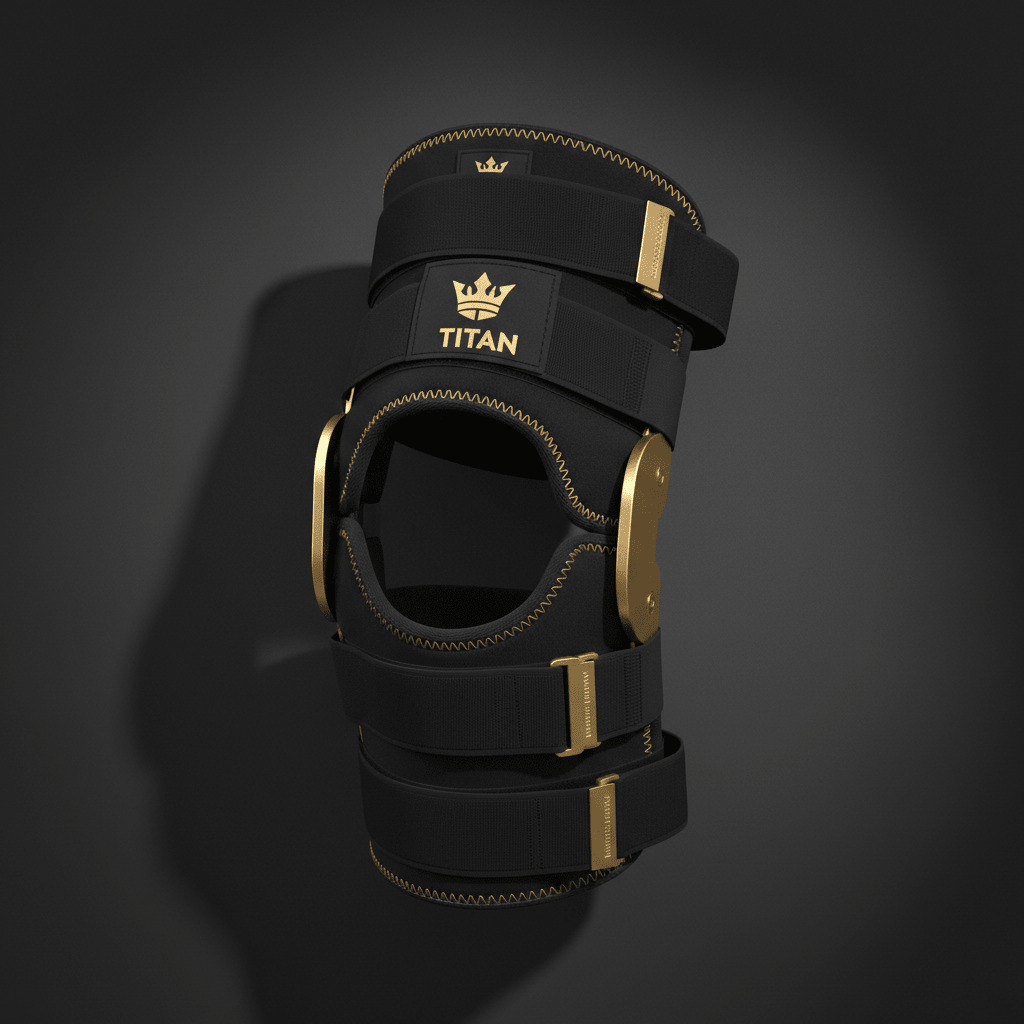 TITAN Compression Knee Brace - Hinged Support for ACL & Meniscus