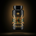 TITAN Vitamin D3+K2 Organic supplement bottle