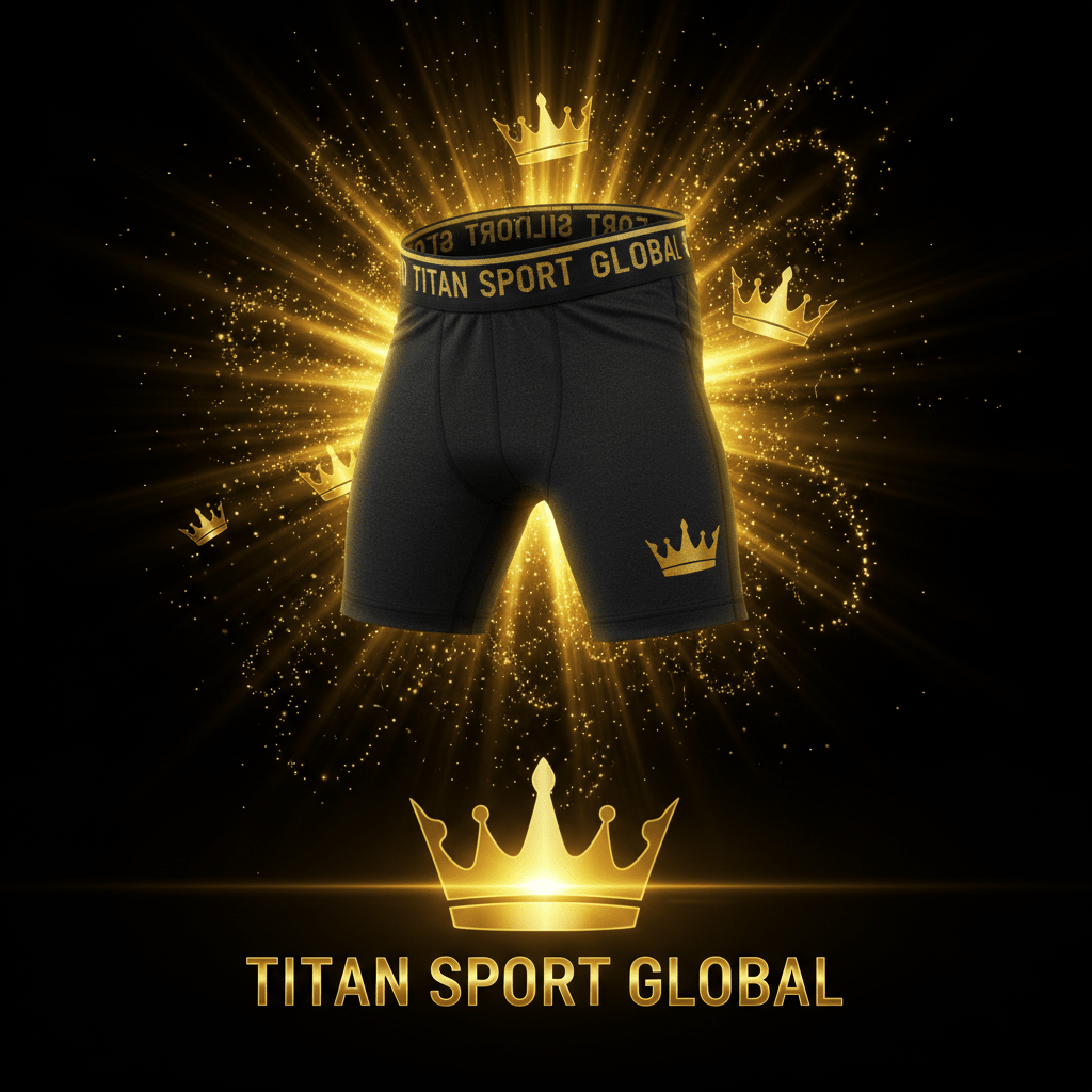 TITAN SPORT GLOBAL youth compression shorts crown edition