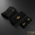 TITAN Crown Accessory Pack — Gold Crown Edition flat lay