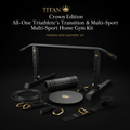 TITAN All-In-One Triathlete's Multi-Sport Conditioning Home Gym Kit — Crown Edition