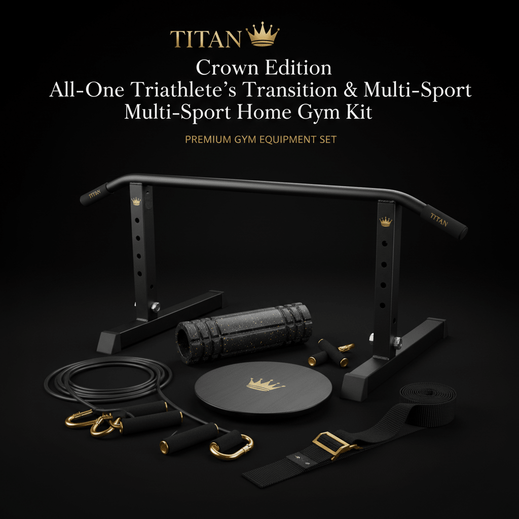 TITAN All-In-One Triathlete's Multi-Sport Conditioning Home Gym Kit — Crown Edition