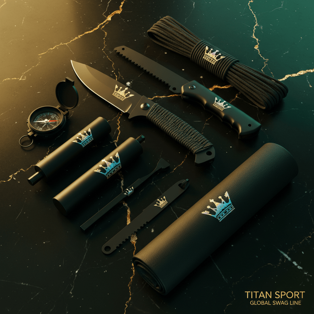 TITAN Crown Edition Survival and Bushcraft Kit SWAG LINE 6-Piece