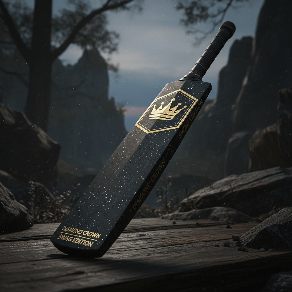 TITAN Off-Grid Cricket Bat Diamond Crown SWAG Edition