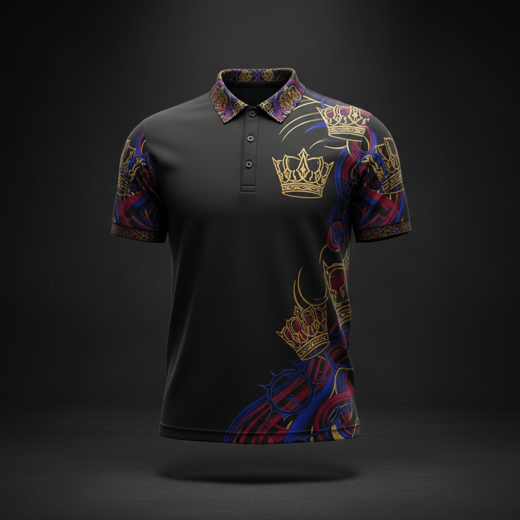 TITAN Men's Polo Shirt - Crown Edition