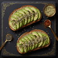 TITAN Avocado Hemp Seed Toast Snack