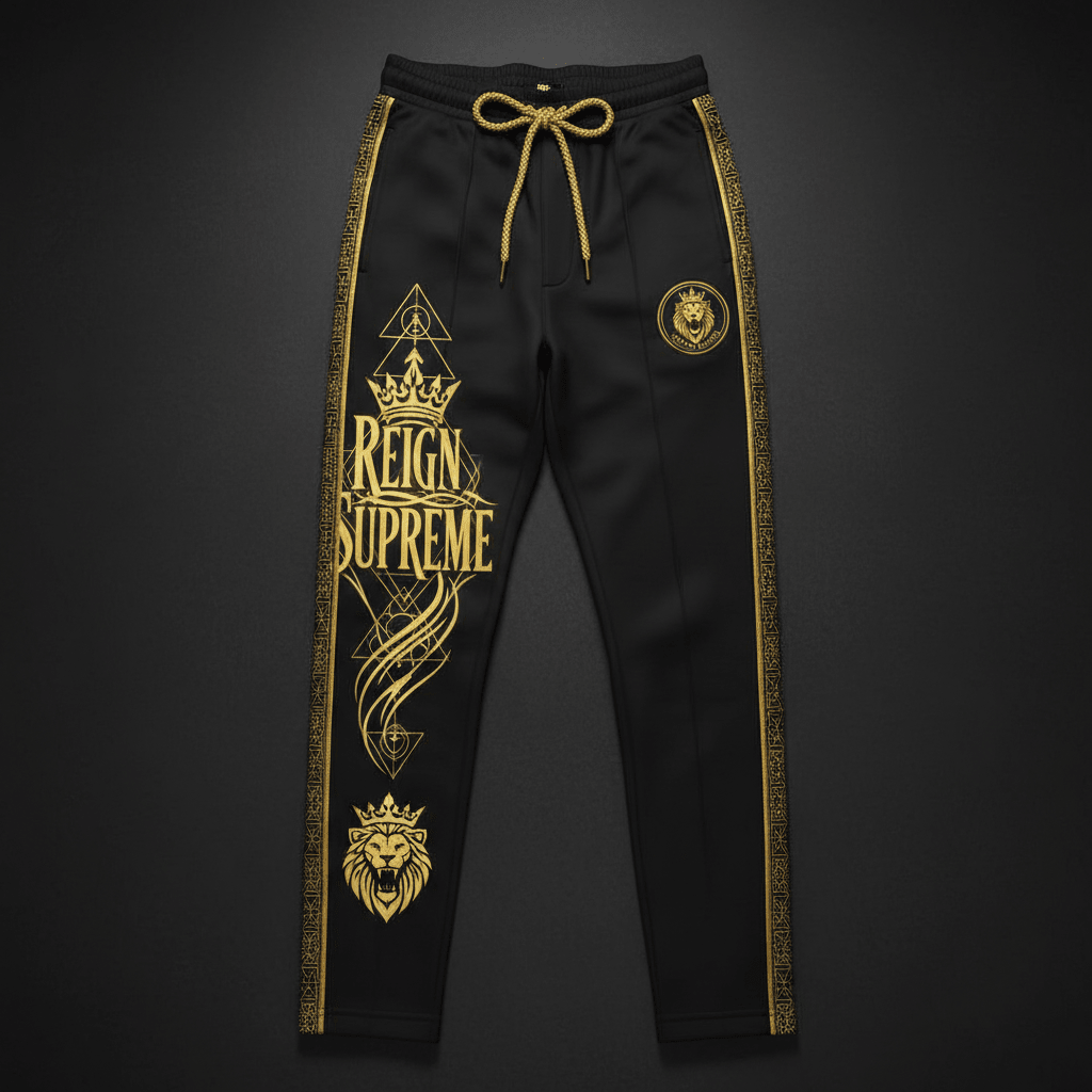TITAN Men's Elite Spiritual Tracksuit Pants REIGN SUPREME Crown Edition