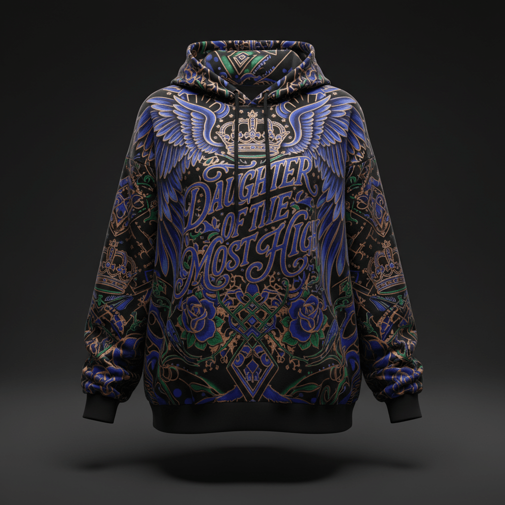 Women's Hoodie — Daughter Of The Most High — Crown Edition