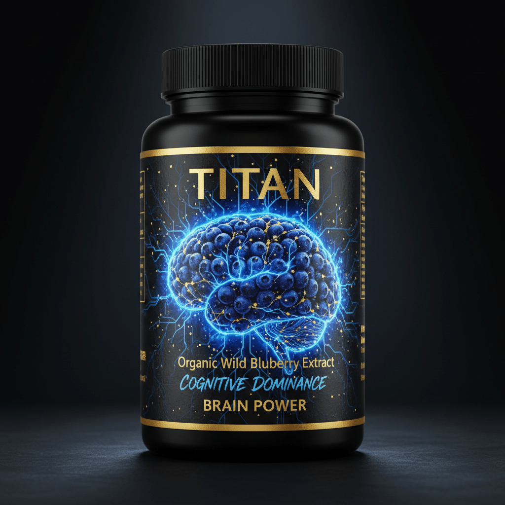 TITAN Organic Blueberry Extract - Brain & Vision Superfruit