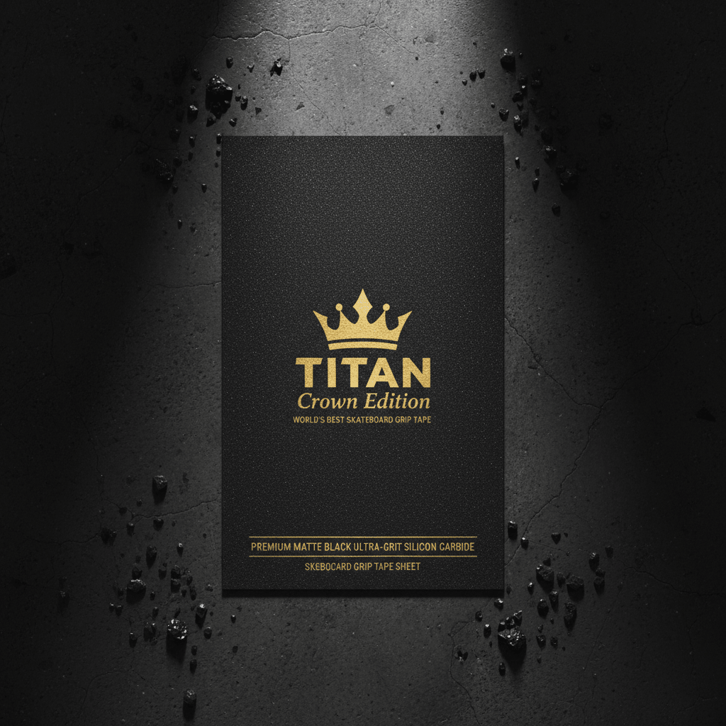 TITAN Crown Edition World's Grippiest Skateboard Grip Tape