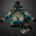 TITAN Kids Tropical Crown Tracksuit flat lay