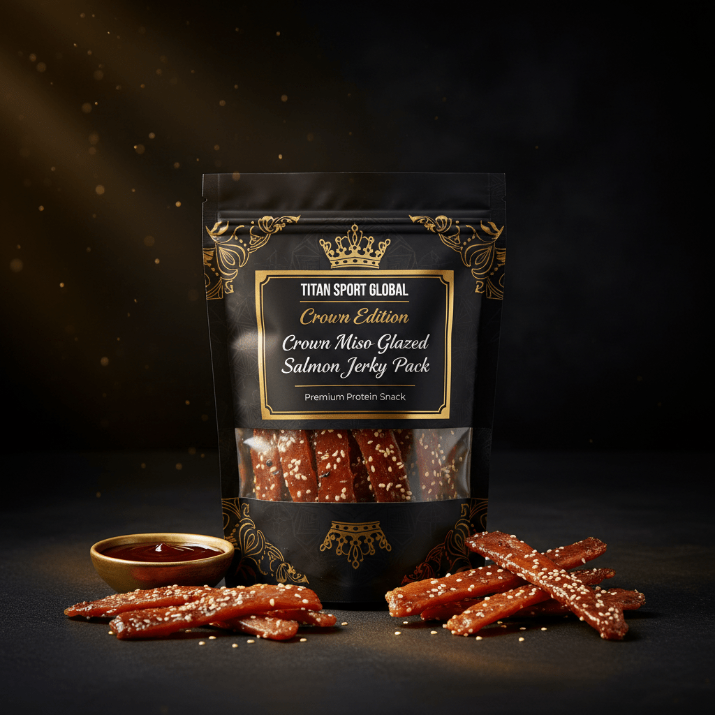 Crown Miso Glazed Salmon Jerky Pack - TITAN SPORT GLOBAL