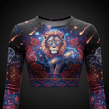 TITAN Women’s Celestial Lioness Galaxy Long Sleeve Crop — Sekhmet Edition