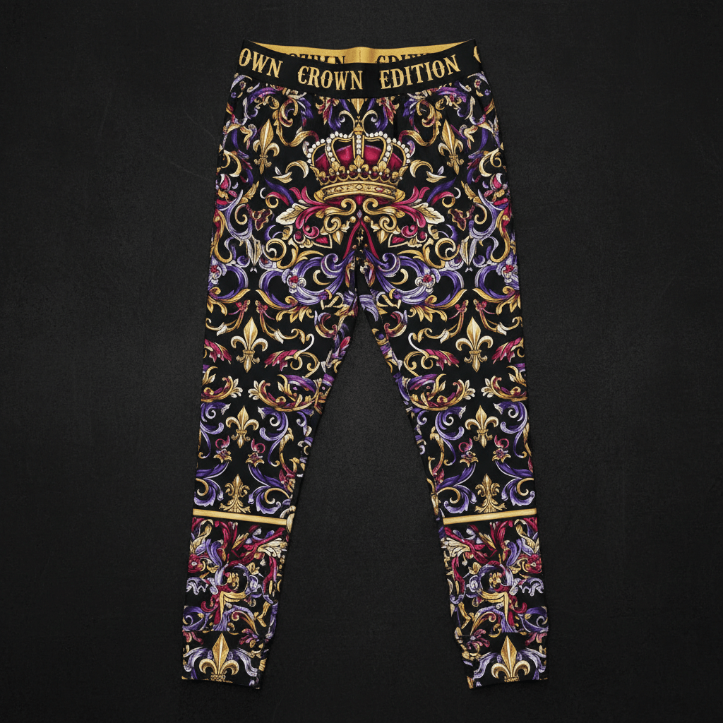 TITAN Crown Edition Tattoo Art Baroque Joggers Women's Athletic Bottoms