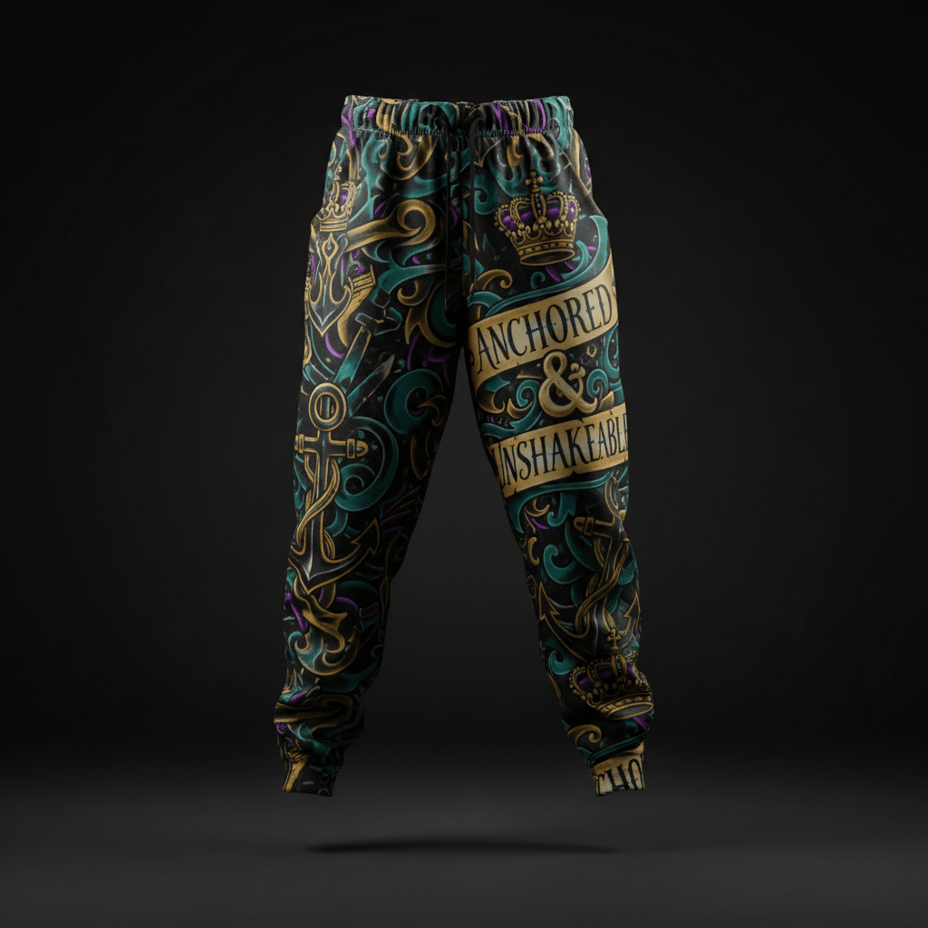 Women's Joggers — Anchored & Unshakeable — Crown Edition