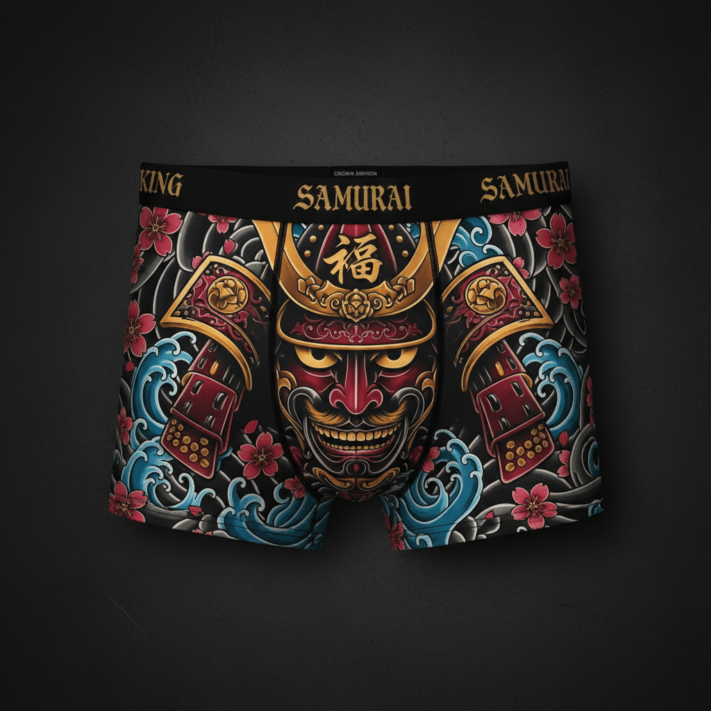 TITAN Men's Boxer Briefs Samurai Crown Edition