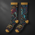 TITAN Crown Edition Tattoo Art Lacrosse Socks